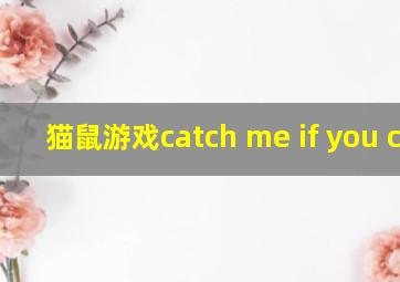 猫鼠游戏catch me if you can